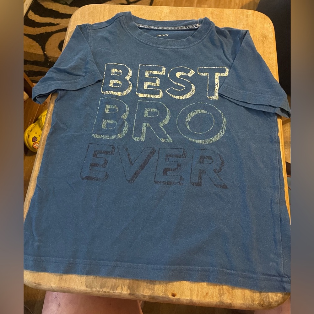 Carter's Blue 'Best Bro Ever' Kids T-Shirt -size 4T